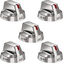 DG64-00473A Burner Control Dial Knob Range Oven Replacement Compatible with Samsung Gas Stove Knob NX58H5600SS NX58F5700WS NX58H5650WS NX58J7750SS NX58M6850SS （5pcs）.